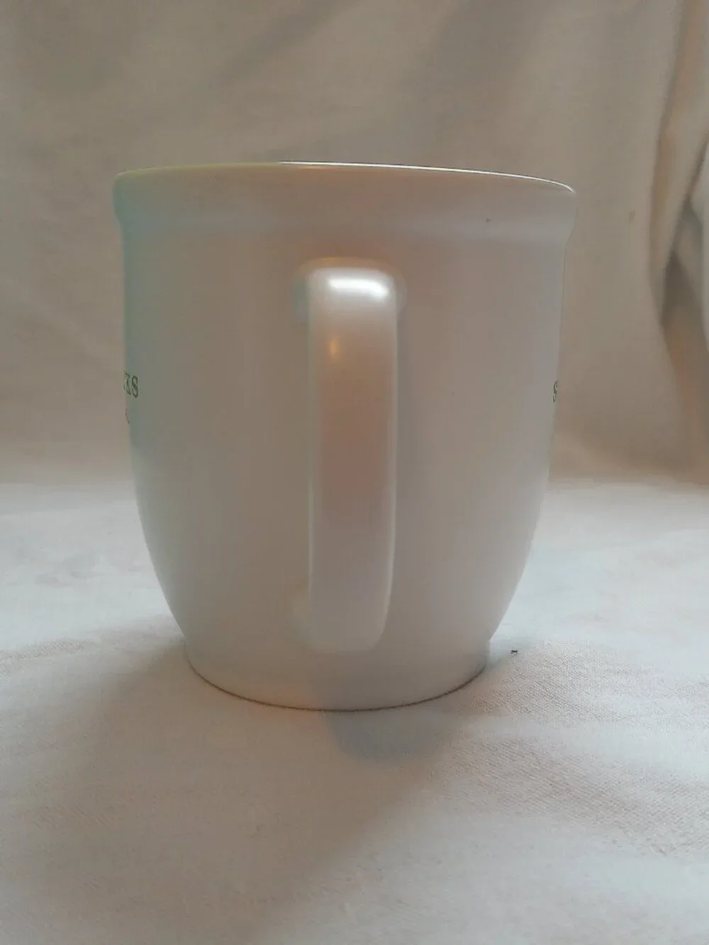 Starbucks Coffee Co Estd 1971 Coffee Mug 18 oz Green Inside 2007 VGUC